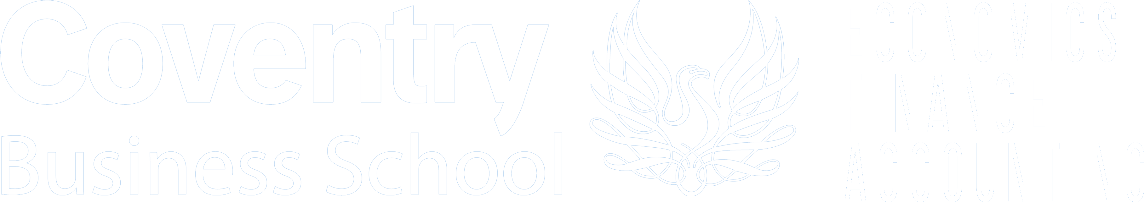 Coventry University Business School and EFA Logo