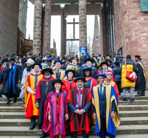 Coventry University Business School student graduation