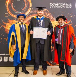 Coventry University Business School student graduation