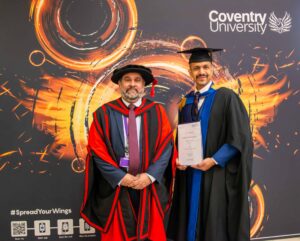 Coventry University Business School student graduation