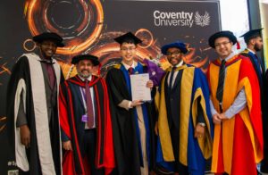 Coventry University Business School student graduation